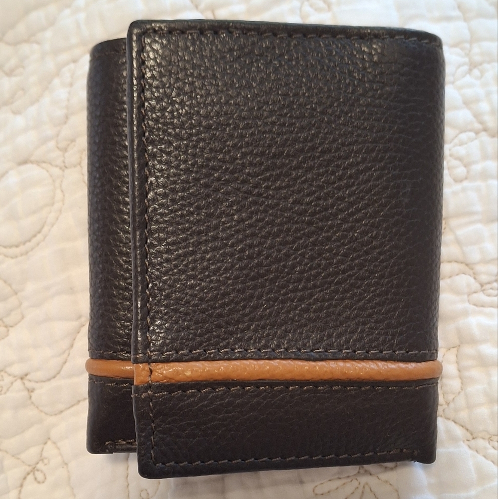 Dark Brown RFID Protection Men's Wallet